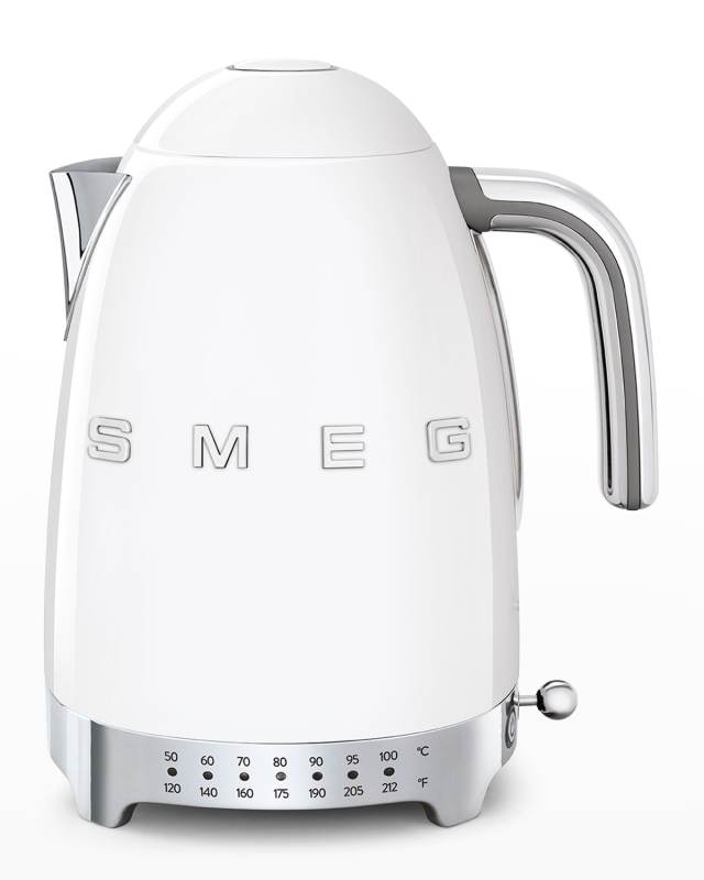 Retro Variable Temperature Kettle, White